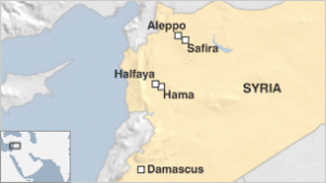 syria map hama