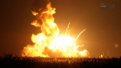 Antares rocket exploded