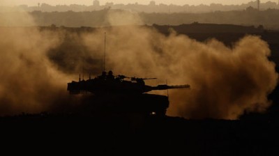 The Israeli Army fired artillery shells into Lebanon after   two IDF troops were injured in a blast on the border between the two states, for which Hezbollah claimed responsibility