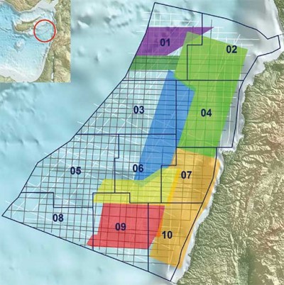 lebanon oill , gas reserves