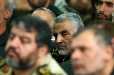  ‘We must rely on Shia solidarity,’ Major General Qassem Soleimani was quoted as saying when asked about the fall of Mosul to the Islamic State in June. Photograph: Uncredited/AP