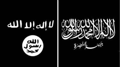 Nusra ISIS flags