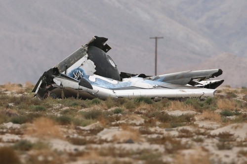 Virgin Galactic's SpaceShipTwo rocket plane  debris