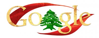 google doodle Lebanese independence 2010