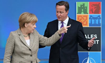 Angela Merkel and David Cameron