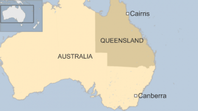 australia map cairns