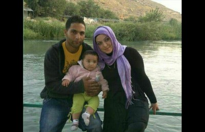 Rana Fliti and Ali Bazzal and their daughter Maram (Photo courtesy of Rana Fliti) - 