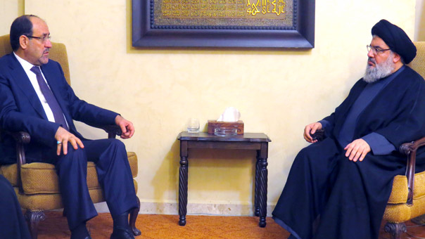 Hezbollah chief and former Iraqi PM met in Lebanon