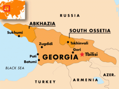 Whilst the world’s eyes are focused on the actions of Russian-backed separatists in Ukraine, NBC News reports that Vladimir Putin is quietly grasping for new territory in Abkhazia and South Ossetia, two separatist territories that split from Georgia in the early 1990s. Putin has signed an integration agreement with South Ossetia, which the Georgian government fears will mean Moscow’s annexation of the region. Abkhazia already signed a similar though less expansive pact late last year.