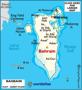 bahrain map