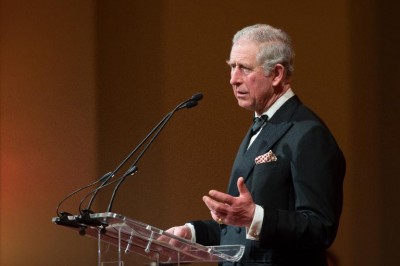 Prince Charles said the numbers of vulnerable young Muslims being radicalised by "crazy stuff" on the Internet was "frightening", in an interview to be broadcast Sunday (AFP Photo/Leon Neal)