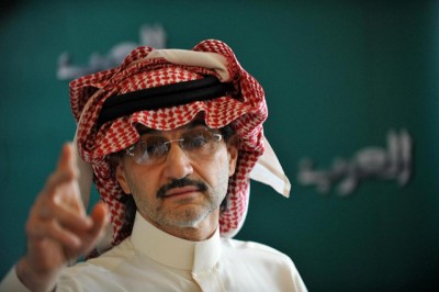 Saudi Prince Alwaleed bin Talal owns the pan-Arab news channel Alarab