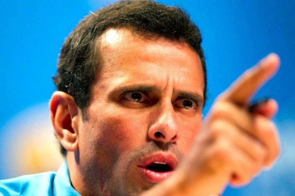 Henrique Capriles, Venezuelan opposition leader.