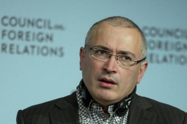 Former Russian tycoon Mikhail Khodorkovsky speaks about his "Open Russia" movement at the Council on Foreign Relations in New York October 6, 2014.    REUTERS/Brendan McDermid