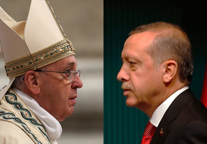 pope francis erdogan
