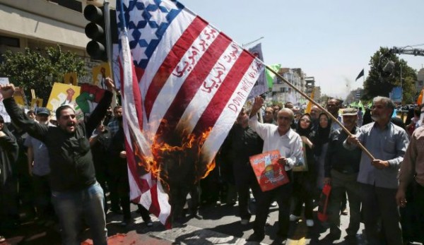 Iran started complying with nuclear deal but  “Death to America” stands