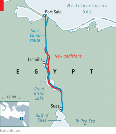 Egypt’s Sisi opens New Suez Canal – Ya Libnan