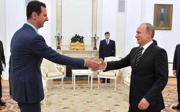 President Bashar al-Assad of Syria and President Vladimir V. Putin of Russia met in Moscow on Tuesday to discuss the military operations in Syria. By REUTERS on Publish Date October 21, 2015. Photo by Alexey Druzhinin/Agence France-Presse — Getty Images.