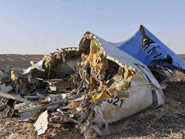 Flight 7K9268 : Wreckage of Russian plane that crashed over the Sinai Peninsula