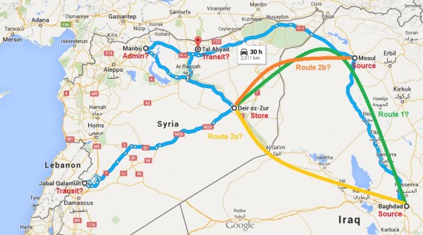 DEIR EZZOR SYRIA MAP