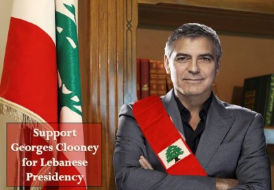 An online campaign launched by "Explore Lebanon" this week has gone viral on Arab social media, after the Facebook page invited Lebanese people to vote for Clooney as their new President.