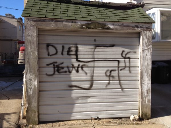 ANTI SEMITISM GRAFITTI