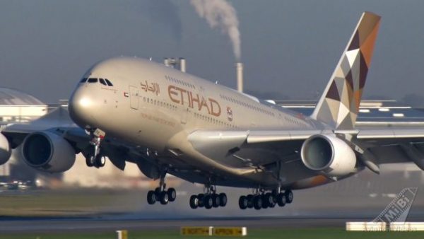 Etihad A380 plane . 17 million Passengers carried last year on this Abu Dhabi-based airline. Launched in 2003, Etihad once called itself the “fastest growing airline in the history of commercial aviation.”