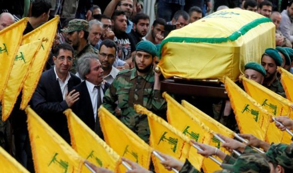 Hezbellah funeral for some of the fighters killed recetly in Syria