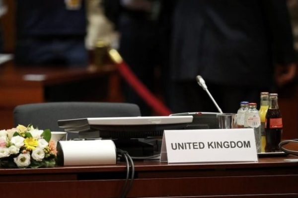 The UK seat will be empty during the second day of the summit in Brussels