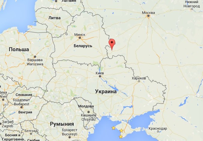 New Russian  army base in Klintsy near Ukraine border