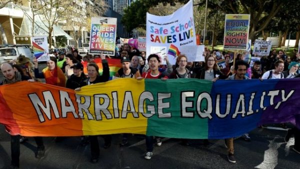 Thousands rally in Australia for same-sex marriage
