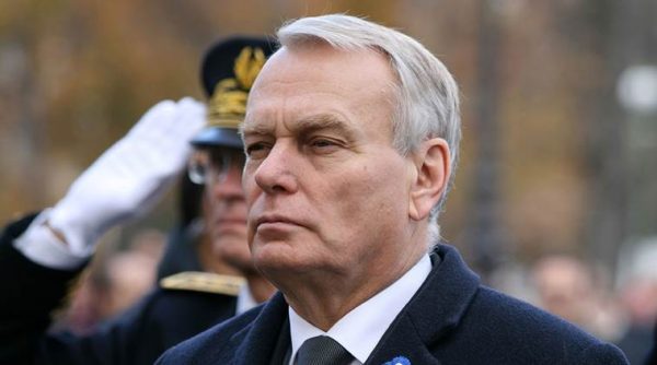 French Foreign Minister Jean-Marc Ayrault during his July 2016 visit to Lebanon