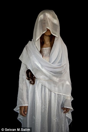 IS abducted 5,000 Yazidi women in Iraq in 2014. Some of those who escaped were photographed in wedding dresses to help illustrate their ordeal