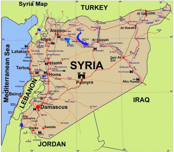 HASAKA SYRIA, MAP
