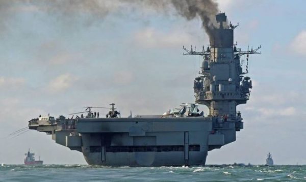 The Admiral Kuznetsov will join Russian warships already off the Syrian coast