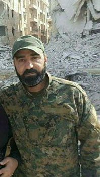 Hezbollah commander Ali Hassan Murshid al Miqdad who  was killed in Aleppo on November 14  
