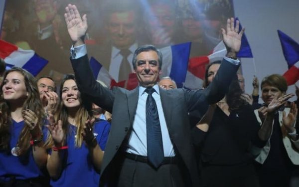 "I must now convince the whole country our project is the only one that can lift us up, for jobs, growth and to fight those fanatics that declared war on us," a visibly moved Francois Fillon said at his campaign headquarters  last November