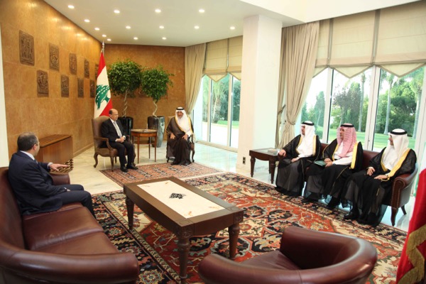 aoun-saudi-delegation