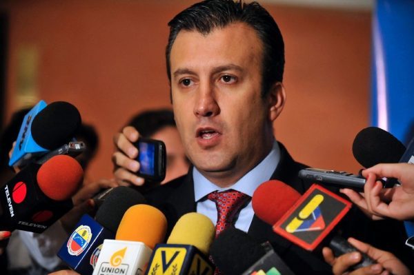 Venezuela President Nicolas Maduro named Tareck El Aissami of Lebanese, Syrian origin as his vice-president on January 4, 2016, making him the potential successor to the presidency in the event that the embattled Maduro is impeached (AFP Photo/LEO RAMIREZ)