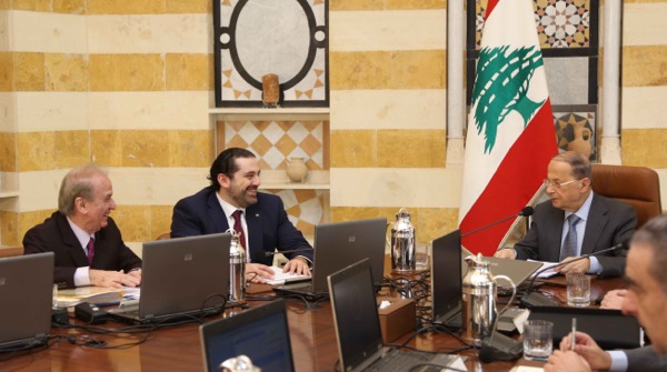 cabinet meeting aoun hariri