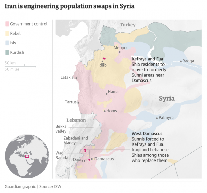 iran engineering population swaps-in-syria