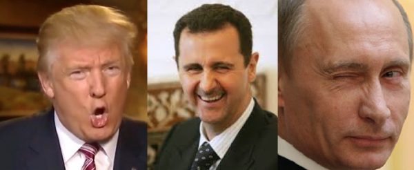 putin assad trump