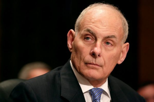  John F. Kelly, president Trump's outgoing chief of staff,