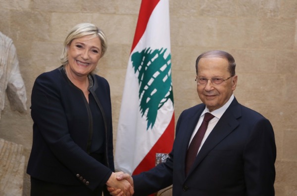 The top  2 winners in the French presidential election visited Lebanon  during the campaign Emmanuel Macron visited in  Lebanon, in January 2017 and Le Pen visited Lebanon in February 2017