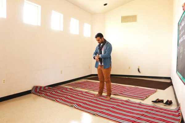 McMurry University Muslim prayer room
