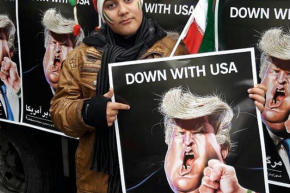 anti us rally in Iran