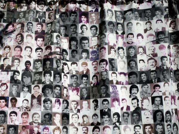 Portraits of some of the thousands who have gone missing in Lebanon