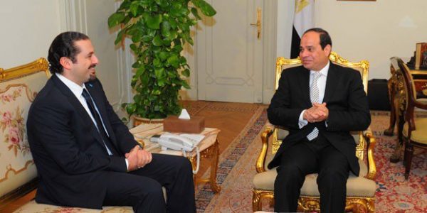 Saad-Hariri- Al-Sisi_Egypt_