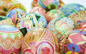 Lebanon orthodox easter eggs