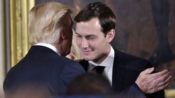 Senior advisor Jared Kushner (right) is widely seen as a calming influence on his father-in-law